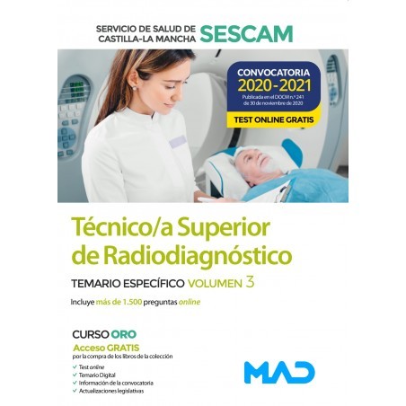 Técnico Superior de Radiodiagnóstico del Servicio de Salud de Castilla-La Mancha (SESCAM)