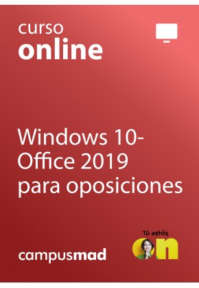 Curso de Windows 10-Office 2019 para oposiciones