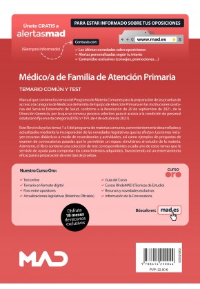 Médico/a de Familia de Atención Primaria y Pediatra