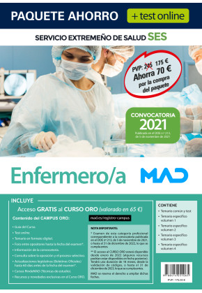 Paquete Ahorro + TEST ONLINE Enfermero/a