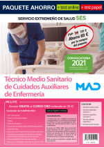 Paquete Ahorro + TEST PAPEL Técnico/a de Cuidados Auxiliares de Enfermería