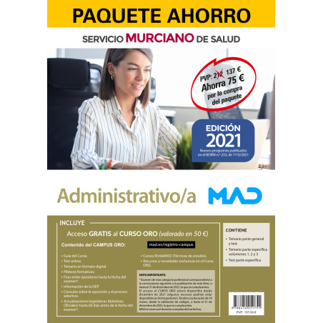 Paquete Ahorro Administrativo/a