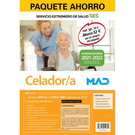 Paquete Ahorro Celador/a