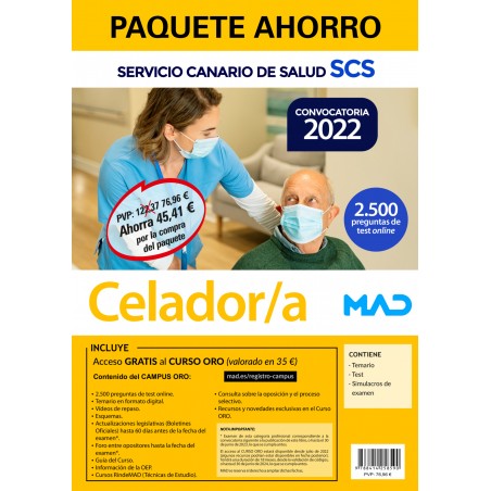 Paquete Ahorro Celador/a
