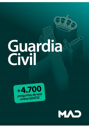 4700 preguntas test online Guardia Civil