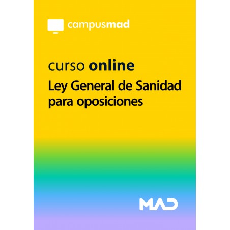 Curso online de Ley General de Sanidad para oposiciones