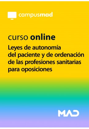 Curso online de Leyes de autonomía del paciente y de ordenación de las profesiones sanitarias para oposiciones