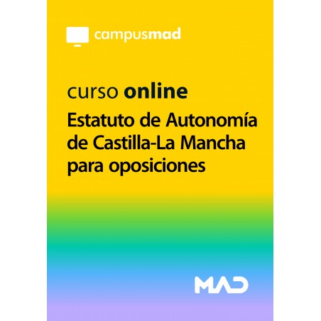 Curso online de Estatuto de Autonomía de Castilla-La Mancha para oposiciones