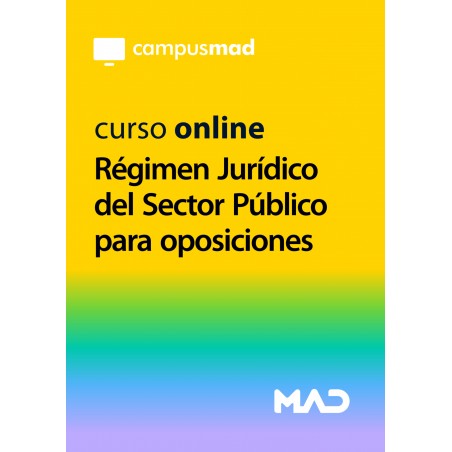 Curso online de Régimen Jurídico del Sector Público para oposiciones (Ley 40/2015)