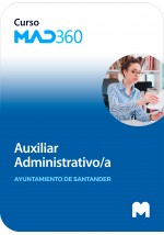 Acceso GRATIS de 40 días al Curso MAD360 de Auxiliar Administrativo/a del Ayuntamiento de Santander