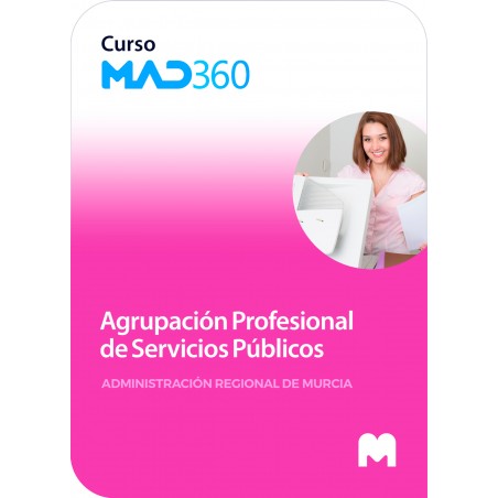 Curso MAD360 de Agrupación Profesional de Servicios Públicos de la Administración Regional de Murcia