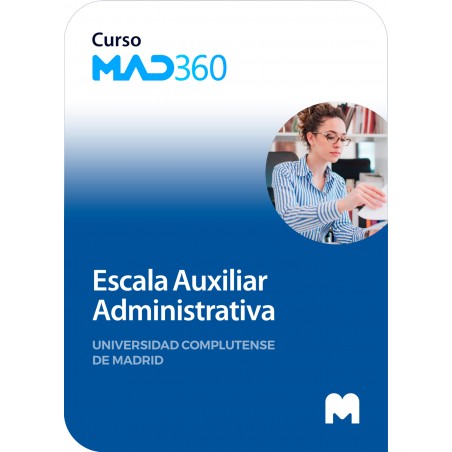 Curso MAD360 de Escala Auxiliar Administrativa de la Universidad Complutense de Madrid
