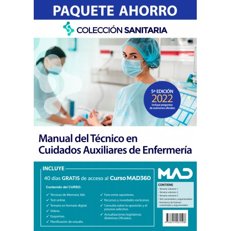 Paquete Ahorro Manuales Técnico en Cuidados Auxiliares de Enfermería