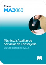 Acceso GRATIS de 40 días al Curso MAD360 de Técnico/a Auxiliar de Servicios de Conserjería de la Universidad de Sevilla
