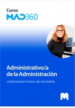 Acceso GRATIS de 40 días al Curso MAD360 de Administrativo de la Administración de la Comunidad Foral de Navarra (Estabilización