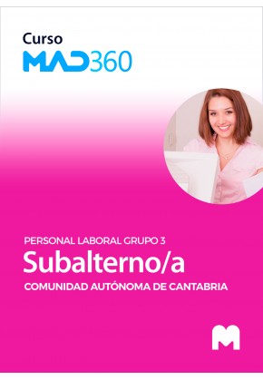 Curso MAD360 de Agrupación Profesional de Subalternos de la Comunidad Autónoma de Cantabria