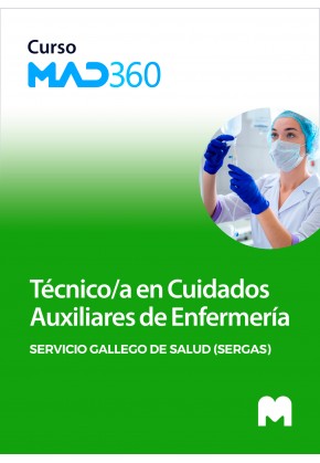 Curso MAD360 de Técnico/a en Cuidados Auxiliares de Enfermería del Servicio Gallego de Salud (SERGAS)