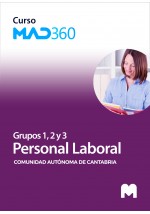 Curso MAD360 de  Personal Laboral de la Comunidad Autónoma de Cantabria Grupos 1, 2 y 3