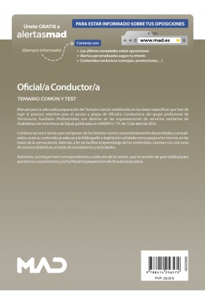 Oficial/a Conductor/a
