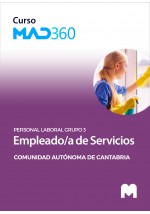 Curso MAD360 de Empleado de Servicios de la Comunidad Autónoma de Cantabria (Personal Laboral Grupo 3)