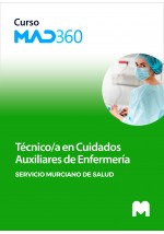 Acceso GRATIS de 40 días al Curso MAD360 de Técnico/a en Cuidados Auxiliares de Enfermería del Servicio Murciano de Salud