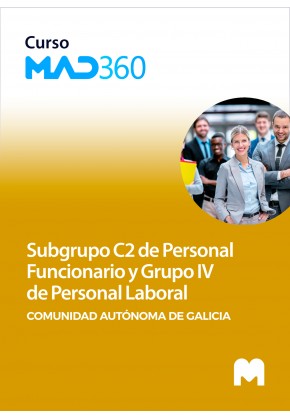 Curso MAD360 Subgrupo C2 de Personal Funcionario y Grupo IV de Personal Laboral