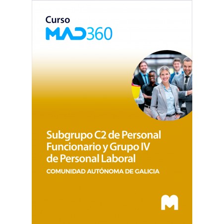Curso MAD360 Subgrupo C2 de Personal Funcionario y Grupo IV de Personal Laboral