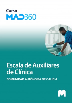 Curso MAD360 de Escala de Auxiliares de Clínica de la Comunidad Autónoma de Galicia
