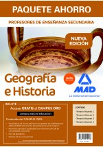 Paquete Ahorro Profesores de Secundaria Geografía e Historia