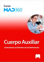 Acceso GRATIS de 40 días al Curso MAD360 de Cuerpo Auxiliar de la Administración de la Comunidad Autónoma de Extremadura