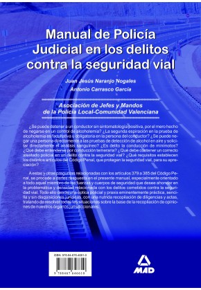 Manual de Policía Judicial en los Delitos Contra la Seguridad Vial