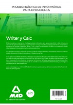 Prueba práctica de Informática: Writer y Calc