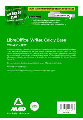 LibreOffice: Writer, Calc y Base