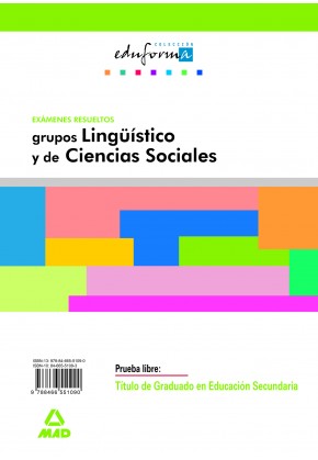 Exámenes resueltos Grupos Lingüísticos y de Ciencias Sociales
