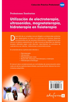 Utilización de Electroterapia, Ultrasonidos, Magnetoterapia, Hidroterapia en Fisioterapia