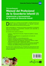 Manual del Profesional de la Guardería Infantil (I)