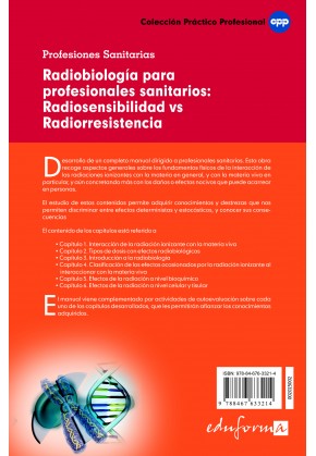 Radiobiología para Profesionales Sanitarios: Radiosensibilidad Vs Radiorresistencia