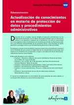 Actualización de Conocimientos en Materia de Protección de Datos y Procedimientos Administrativos