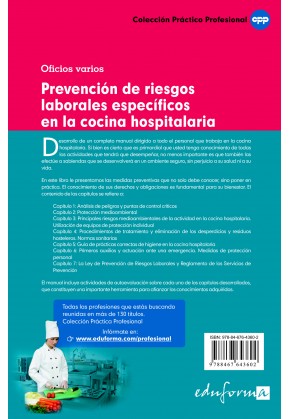 Prevención de Riesgos Laborales Específicos en la Cocina Hospitalaria