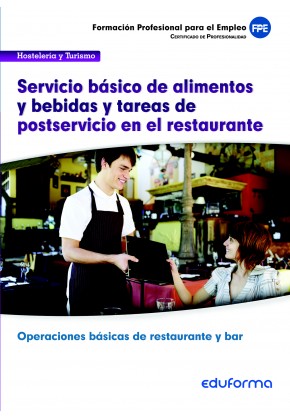 UFO059 Servicio básico de alimentos y bebidas y tareas de postservicio en el restaurante