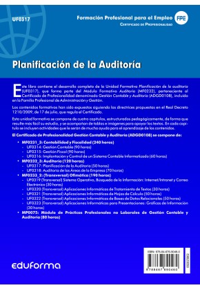 UF0317 Planificación de la Auditoría