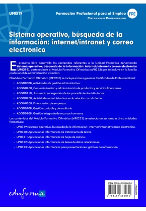 UF0319 (Transversal) Sistema Operativo, Búsqueda de La Información: Internet/Intranet y Correo Electrónico