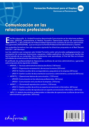 UFO0520 Comunicación en las relaciones profesionales