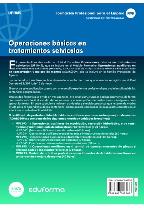 Uf1045 Operaciones Básicas en Tratamientos Selvícolas