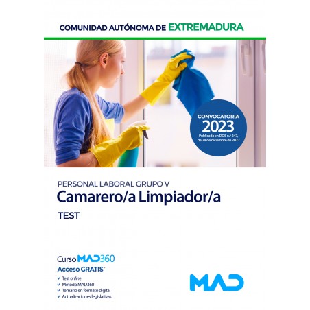 Camarero/a-Limpiador/a (Personal Laboral Grupo V)