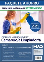 Paquete Ahorro Camarero/a-Limpiador/a (Personal Laboral Grupo V)