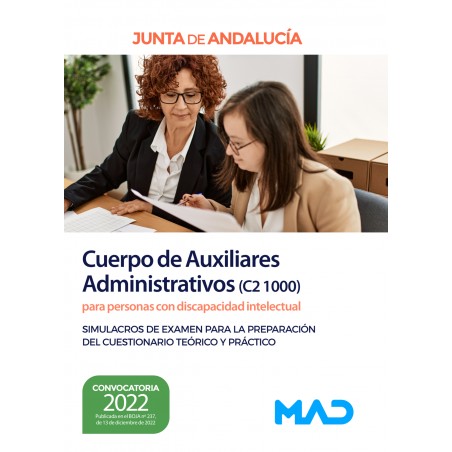 Cuerpo de Auxiliares Administrativos (C2 1000) para personas con discapacidad intelectual