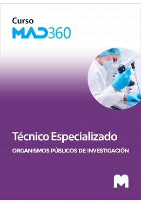 Curso MAD360 de Técnico Especializado de los Organismos Públicos de Investigación