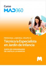 Curso MAD360 Técnico/a Especialista en Jardín de Infancia (Personal Laboral Grupo III)