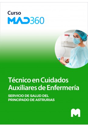Curso MAD360 Técnico en Cuidados Auxiliares de enfermería del servicio de salud del Principado de Asturias